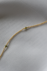 ALAIA GREEN DIAMONDS BRACELET