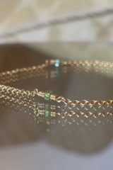 ALAIA GREEN DIAMONDS BRACELET
