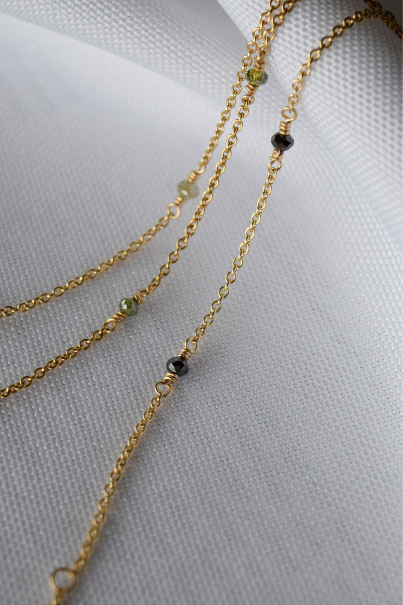 ALAIA BLACK DIAMONDS BRACELET